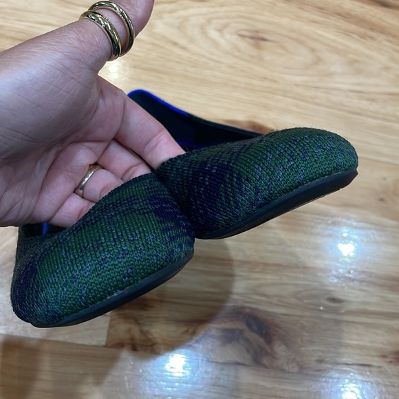 Rothys flat round toe rare limited edition retired forest tartan green plaid - Picture 4 of 8